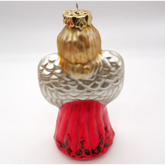 Yuletide Traditions Angel Handblown Glass Christmas Tree Ornament - Picture 2 of 5